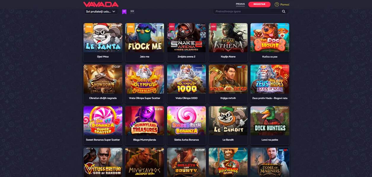 Vavada HR ponuda – Igre, slotovi i crash